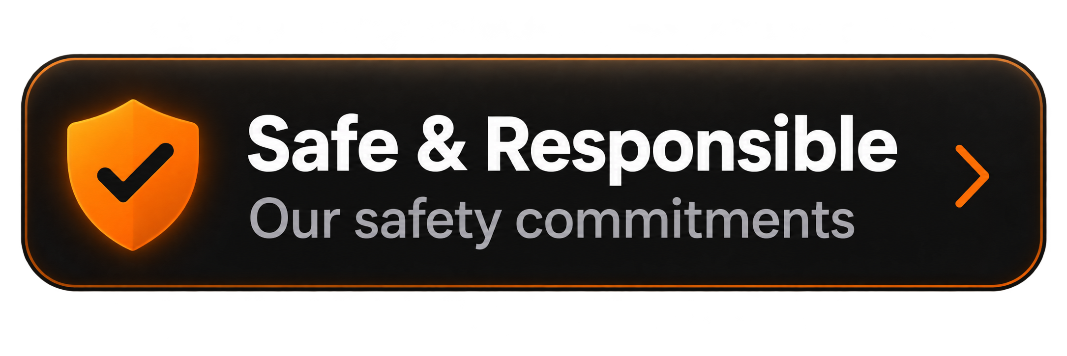 Safe and Responsible — Our safety commitments
